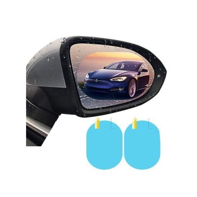 Car Anti Fog RainProof Rearview Mirror Protective Film -2pcs